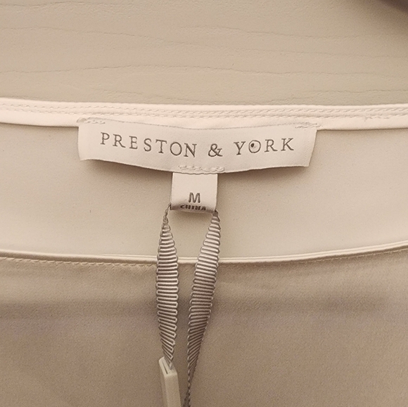Preston & York White Emerson Tunic Size M NWT - Picture 4 of 7